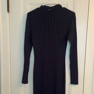 Abercrombie Navy Ribbed Knit Dress
